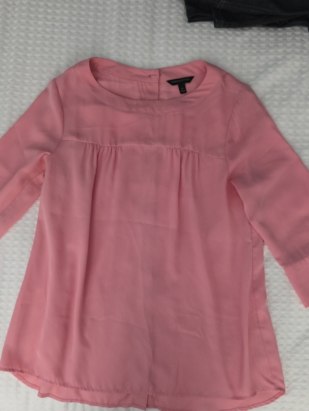 Banana Republic Pink Crewneck Blouse